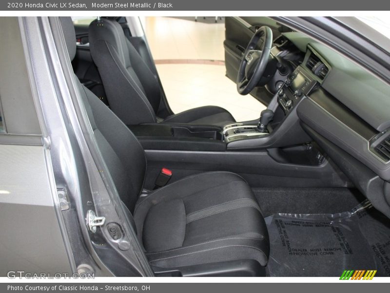 Modern Steel Metallic / Black 2020 Honda Civic LX Sedan