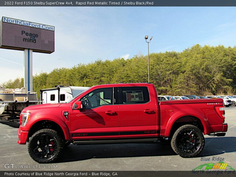  2022 F150 Shelby SuperCrew 4x4 Rapid Red Metallic Tinted