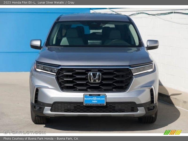 Lunar Silver Metallic / Gray 2023 Honda Pilot EX-L