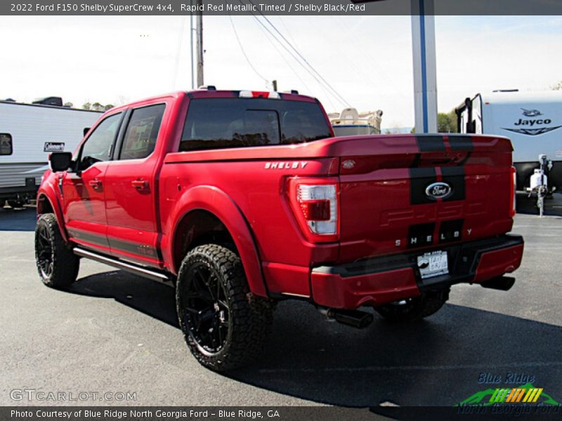 Rapid Red Metallic Tinted / Shelby Black/Red 2022 Ford F150 Shelby SuperCrew 4x4