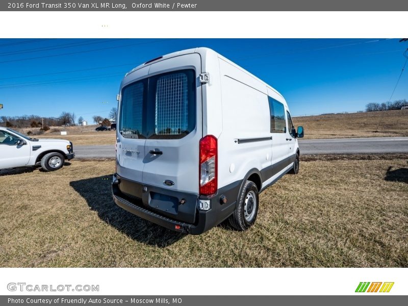 Oxford White / Pewter 2016 Ford Transit 350 Van XL MR Long