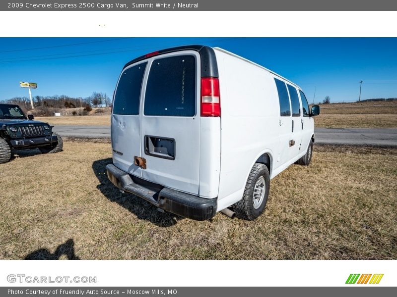 Summit White / Neutral 2009 Chevrolet Express 2500 Cargo Van