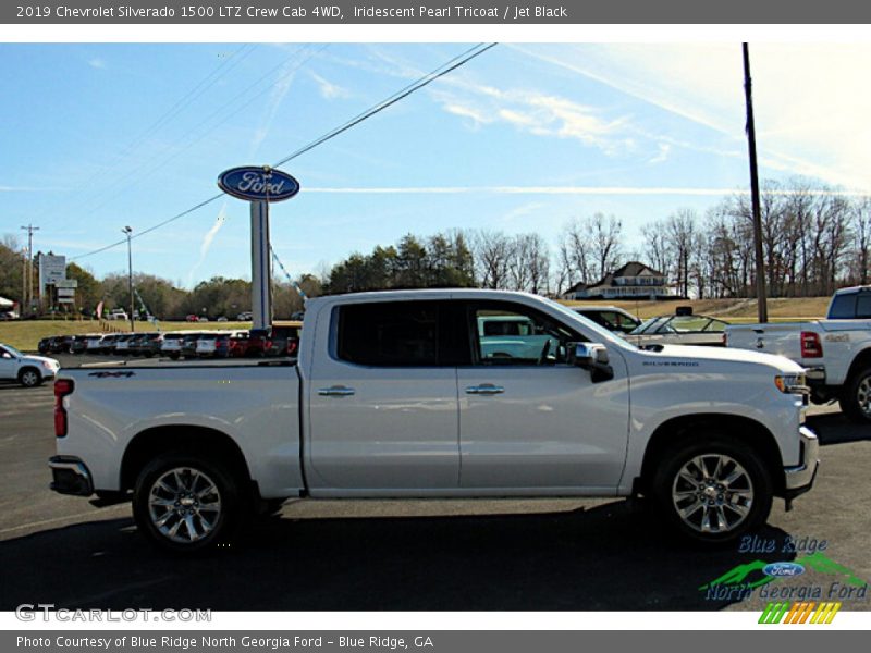 Iridescent Pearl Tricoat / Jet Black 2019 Chevrolet Silverado 1500 LTZ Crew Cab 4WD