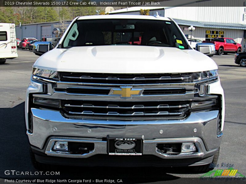 Iridescent Pearl Tricoat / Jet Black 2019 Chevrolet Silverado 1500 LTZ Crew Cab 4WD