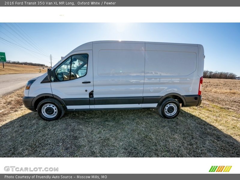 Oxford White / Pewter 2016 Ford Transit 350 Van XL MR Long
