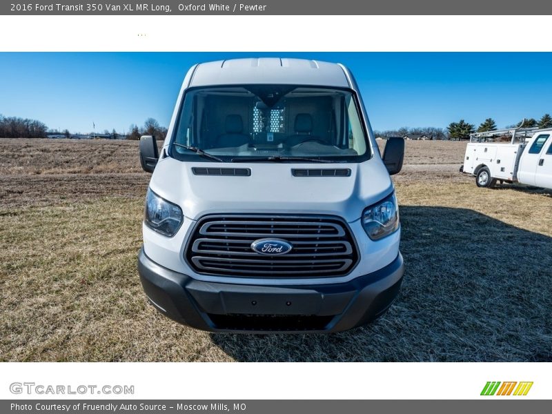 Oxford White / Pewter 2016 Ford Transit 350 Van XL MR Long