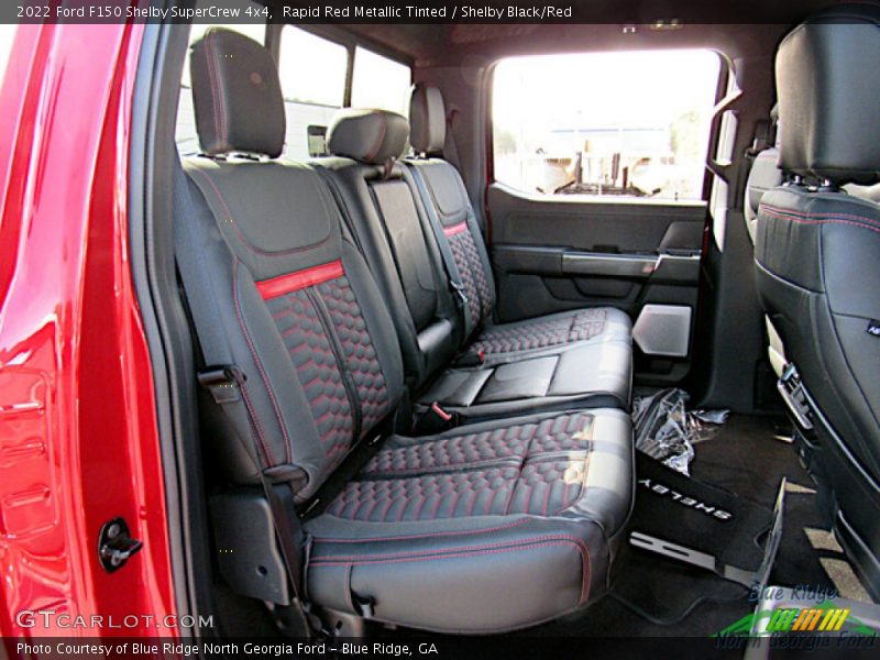 Rear Seat of 2022 F150 Shelby SuperCrew 4x4