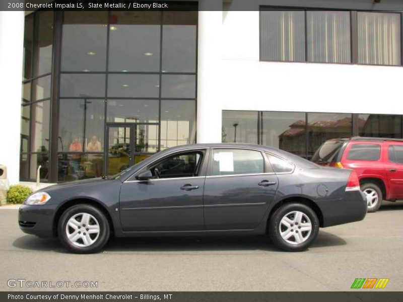 Slate Metallic / Ebony Black 2008 Chevrolet Impala LS
