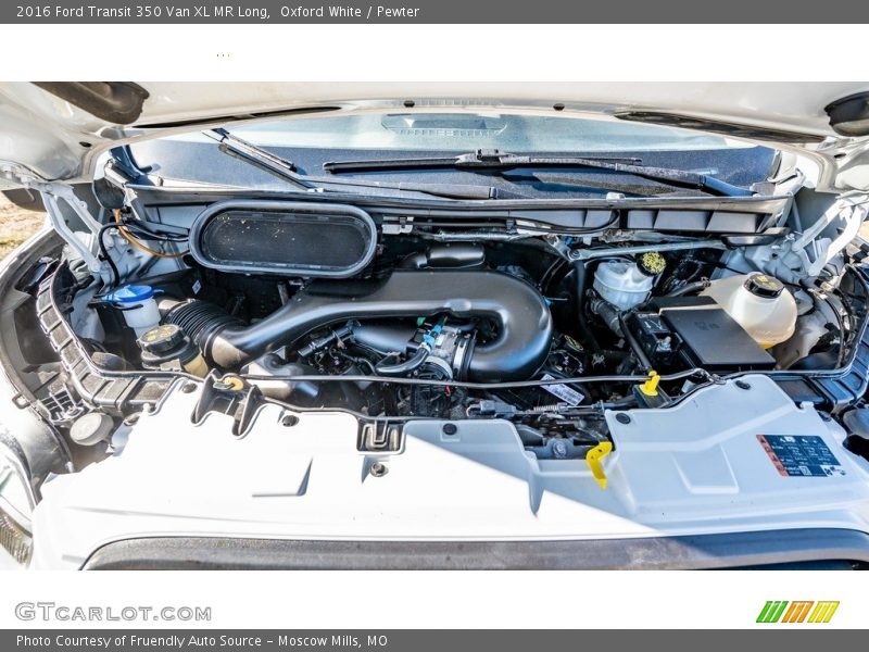 Oxford White / Pewter 2016 Ford Transit 350 Van XL MR Long