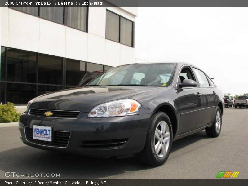 Slate Metallic / Ebony Black 2008 Chevrolet Impala LS