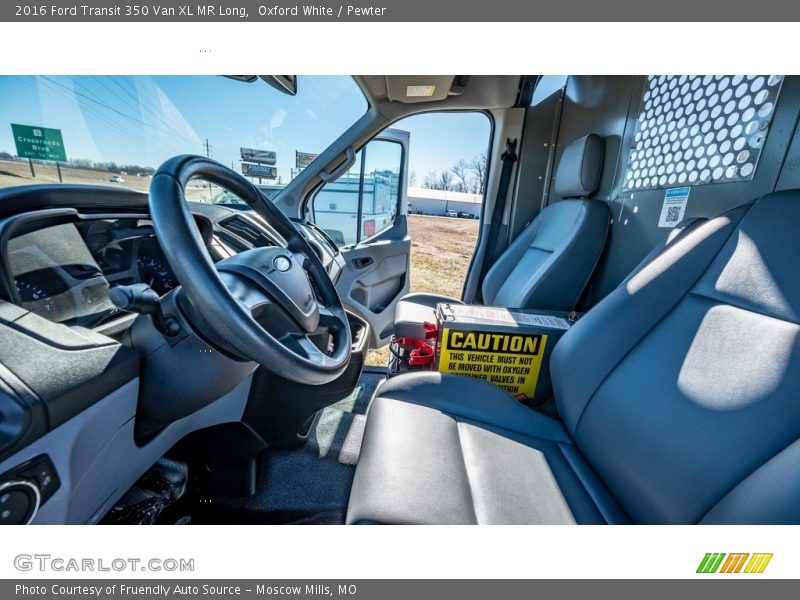 Oxford White / Pewter 2016 Ford Transit 350 Van XL MR Long