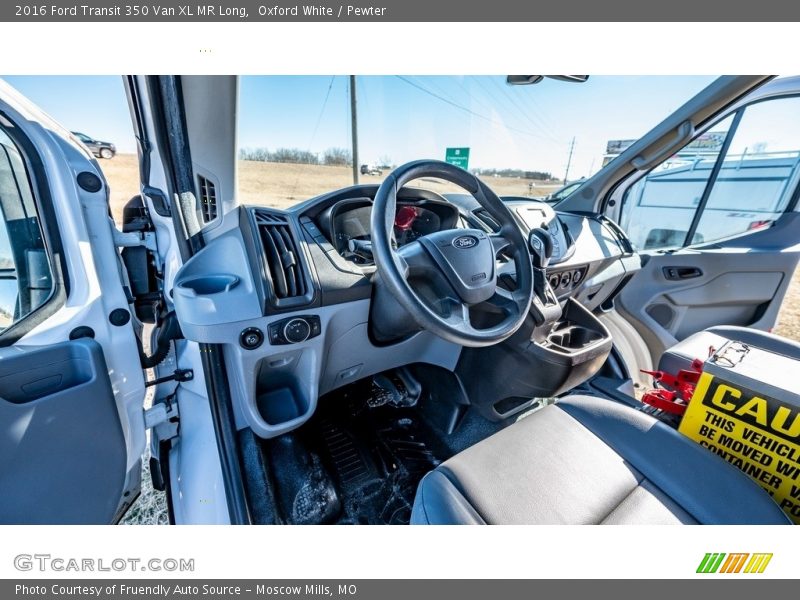 Oxford White / Pewter 2016 Ford Transit 350 Van XL MR Long