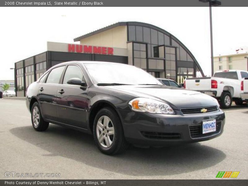 Slate Metallic / Ebony Black 2008 Chevrolet Impala LS