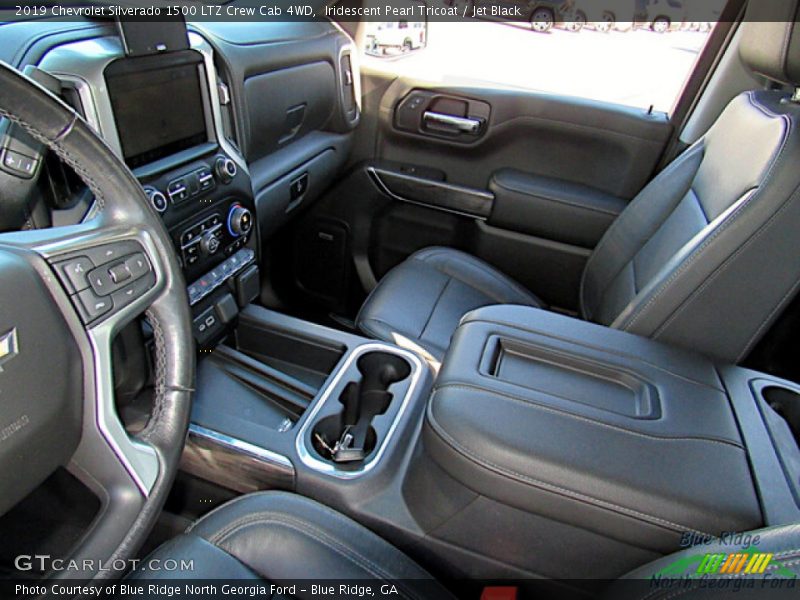 Iridescent Pearl Tricoat / Jet Black 2019 Chevrolet Silverado 1500 LTZ Crew Cab 4WD