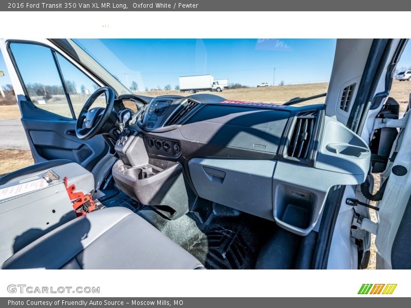 Oxford White / Pewter 2016 Ford Transit 350 Van XL MR Long