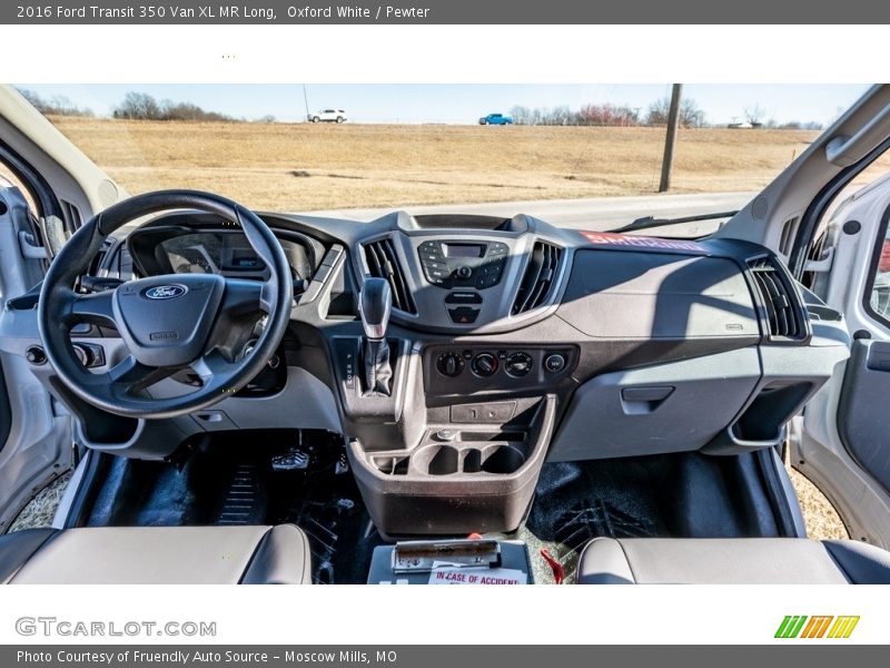 Oxford White / Pewter 2016 Ford Transit 350 Van XL MR Long