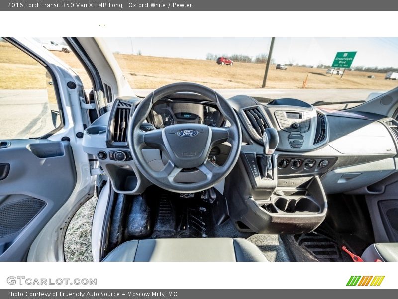Oxford White / Pewter 2016 Ford Transit 350 Van XL MR Long