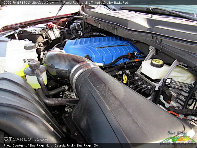  2022 F150 Shelby SuperCrew 4x4 Engine - 5.0 Liter Supercharged DOHC 32-Valve Ti-VCT V8