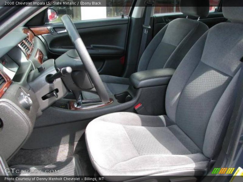 Slate Metallic / Ebony Black 2008 Chevrolet Impala LS