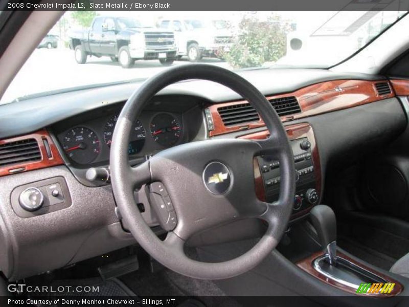 Slate Metallic / Ebony Black 2008 Chevrolet Impala LS