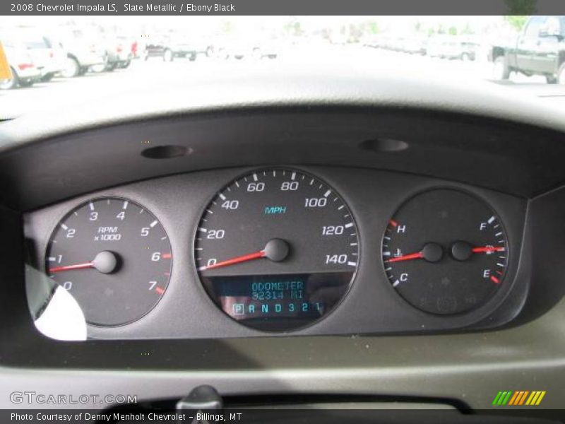 Slate Metallic / Ebony Black 2008 Chevrolet Impala LS