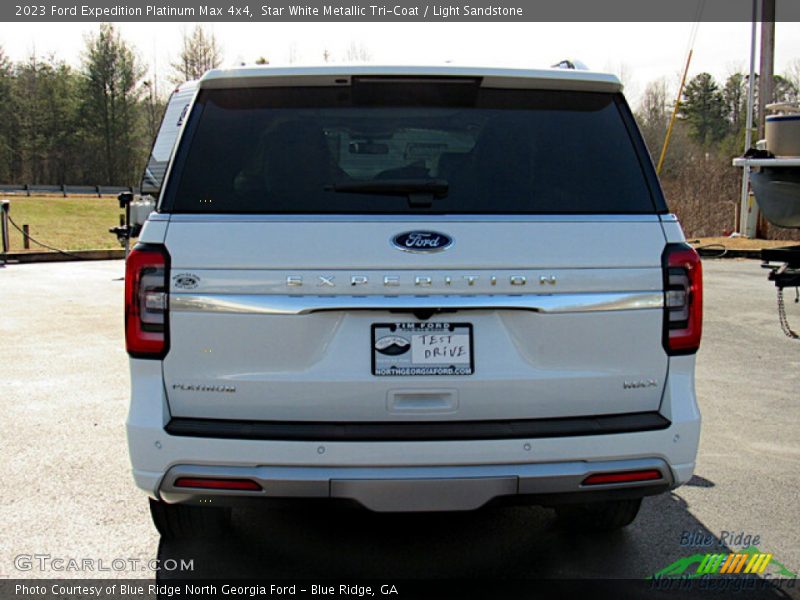 Star White Metallic Tri-Coat / Light Sandstone 2023 Ford Expedition Platinum Max 4x4