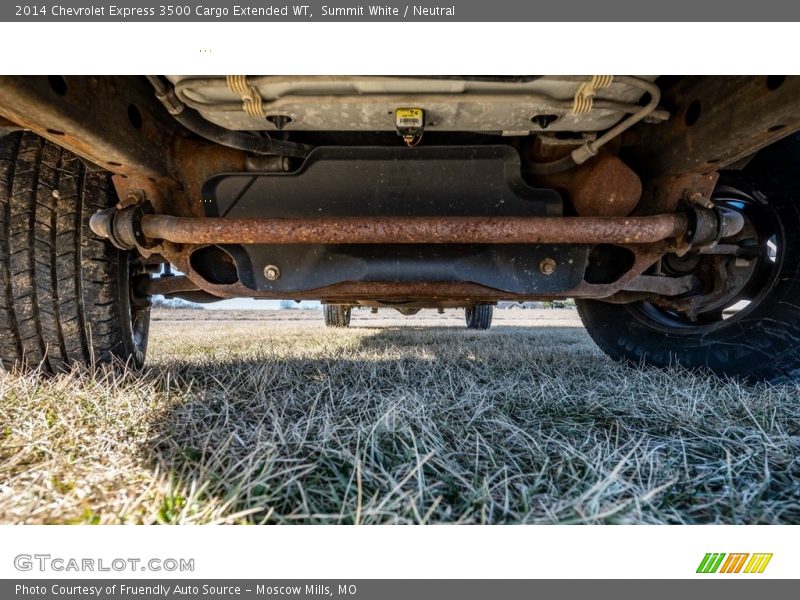 Summit White / Neutral 2014 Chevrolet Express 3500 Cargo Extended WT