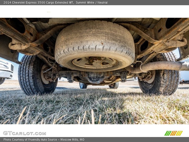 Summit White / Neutral 2014 Chevrolet Express 3500 Cargo Extended WT