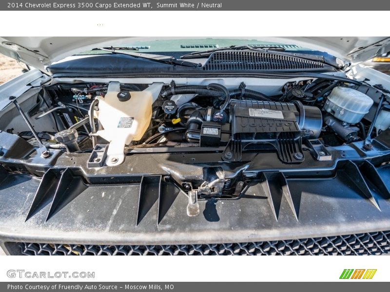 Summit White / Neutral 2014 Chevrolet Express 3500 Cargo Extended WT