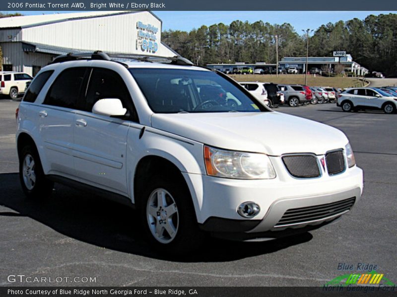 Bright White / Ebony Black 2006 Pontiac Torrent AWD