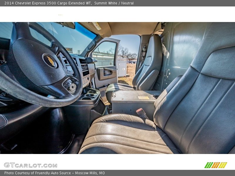 Summit White / Neutral 2014 Chevrolet Express 3500 Cargo Extended WT