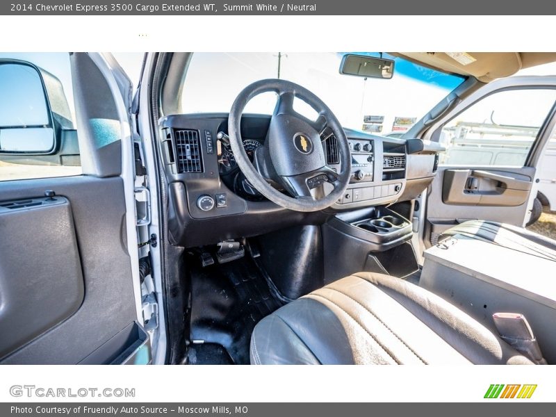 Summit White / Neutral 2014 Chevrolet Express 3500 Cargo Extended WT