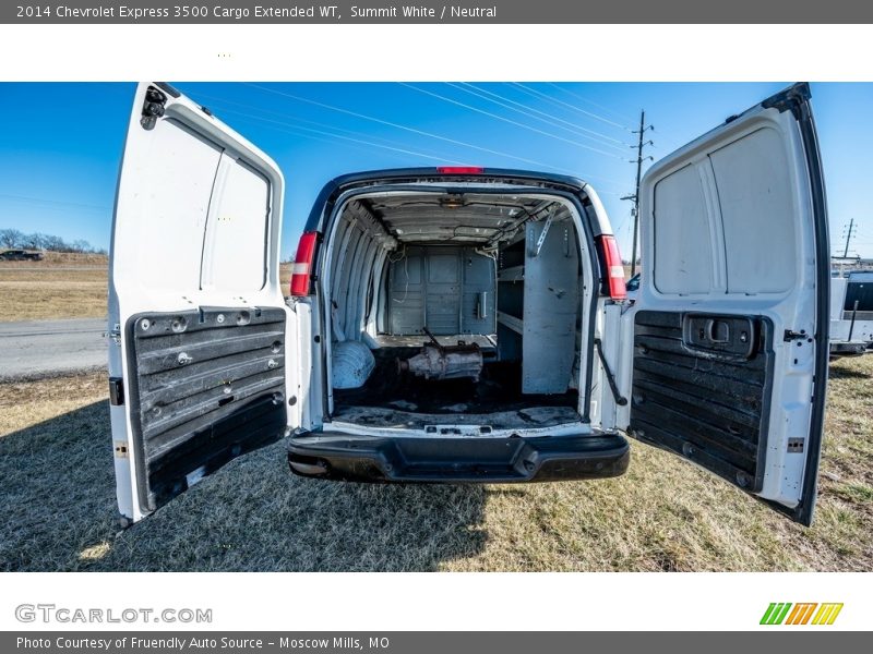 Summit White / Neutral 2014 Chevrolet Express 3500 Cargo Extended WT