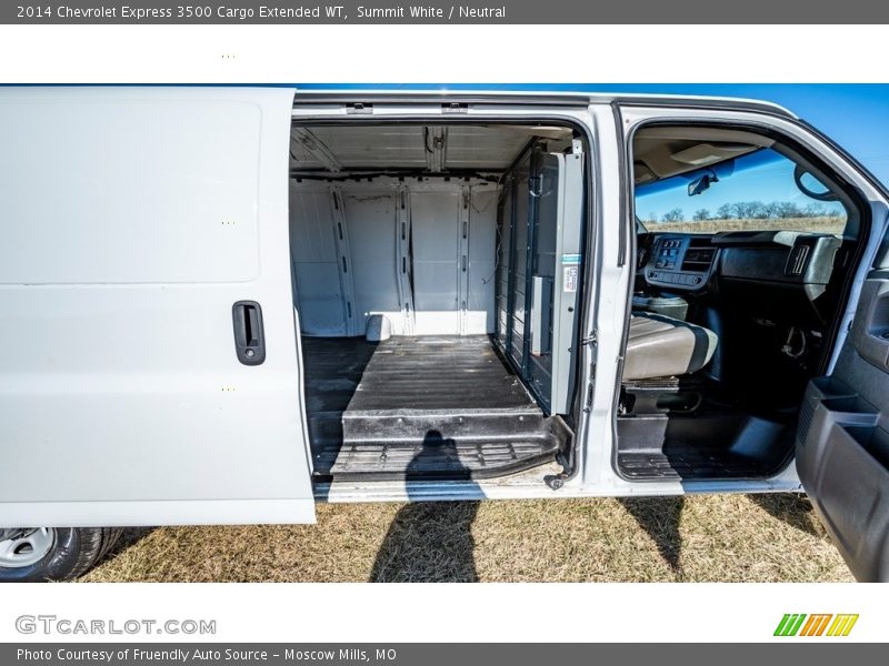 Summit White / Neutral 2014 Chevrolet Express 3500 Cargo Extended WT
