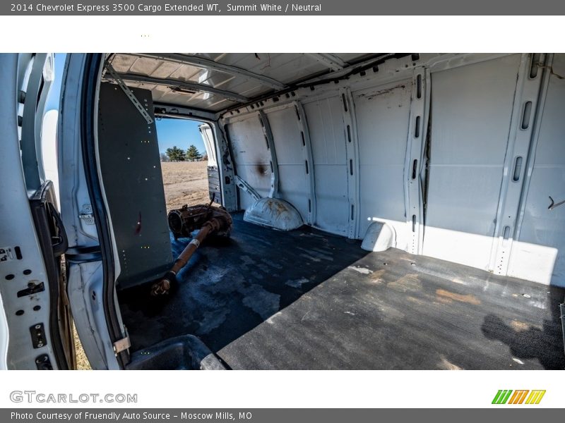 Summit White / Neutral 2014 Chevrolet Express 3500 Cargo Extended WT