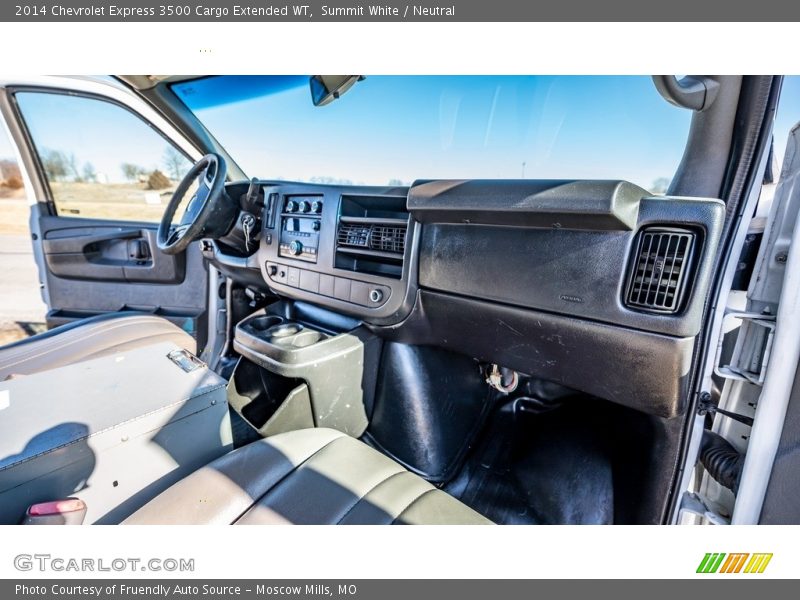 Summit White / Neutral 2014 Chevrolet Express 3500 Cargo Extended WT