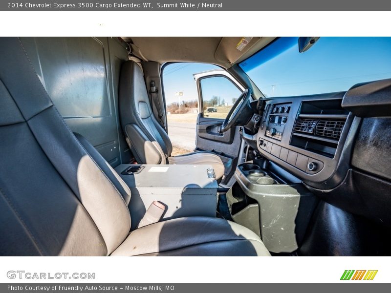 Summit White / Neutral 2014 Chevrolet Express 3500 Cargo Extended WT