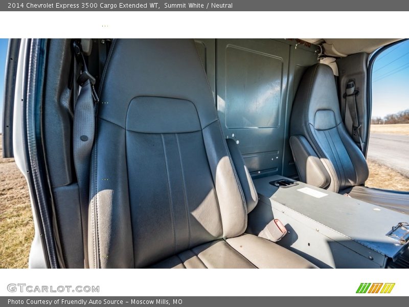 Summit White / Neutral 2014 Chevrolet Express 3500 Cargo Extended WT