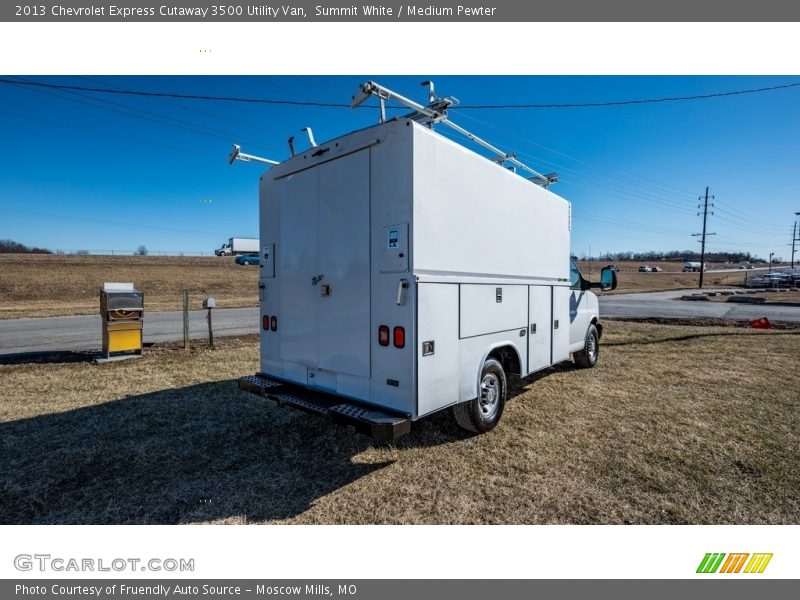 Summit White / Medium Pewter 2013 Chevrolet Express Cutaway 3500 Utility Van