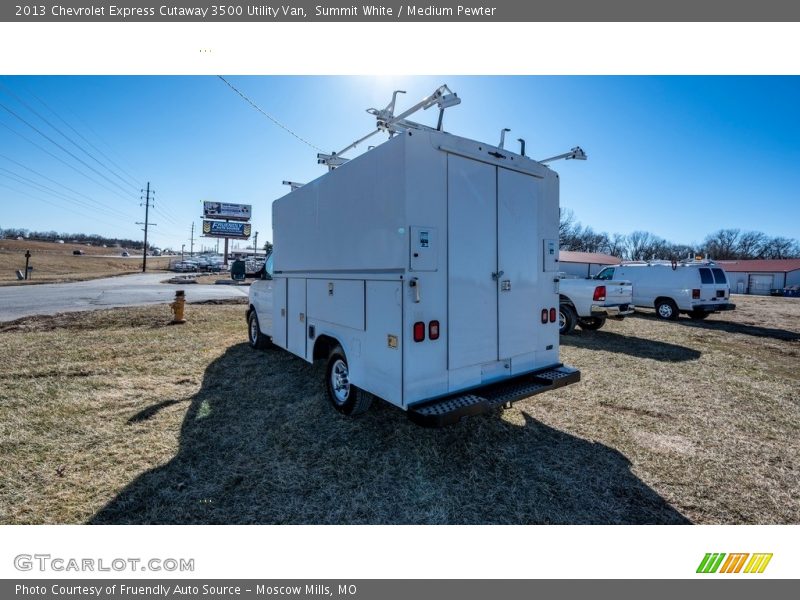 Summit White / Medium Pewter 2013 Chevrolet Express Cutaway 3500 Utility Van