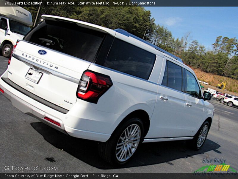 Star White Metallic Tri-Coat / Light Sandstone 2023 Ford Expedition Platinum Max 4x4