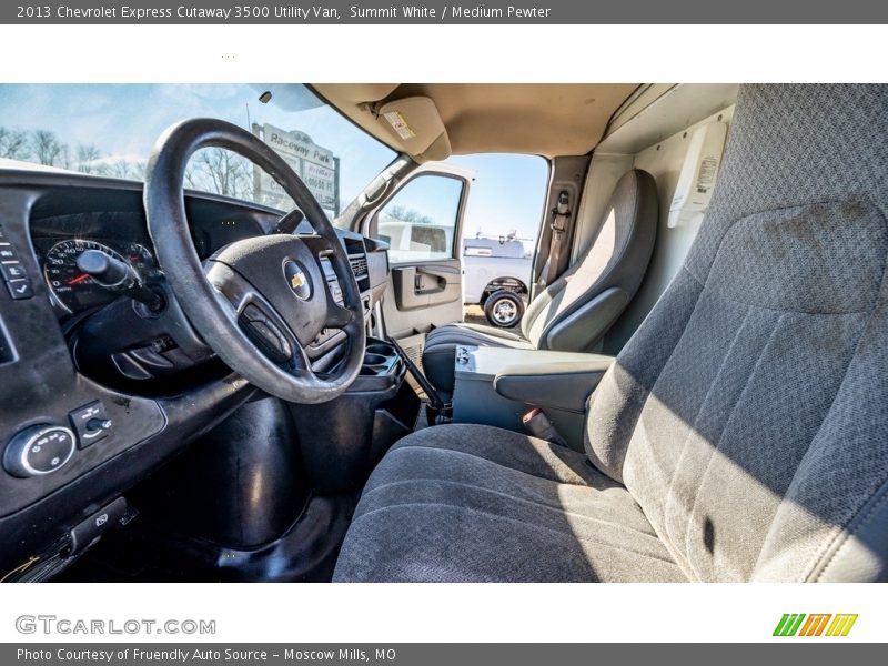Summit White / Medium Pewter 2013 Chevrolet Express Cutaway 3500 Utility Van