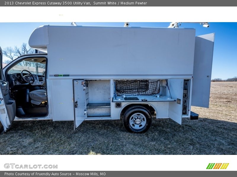 Summit White / Medium Pewter 2013 Chevrolet Express Cutaway 3500 Utility Van