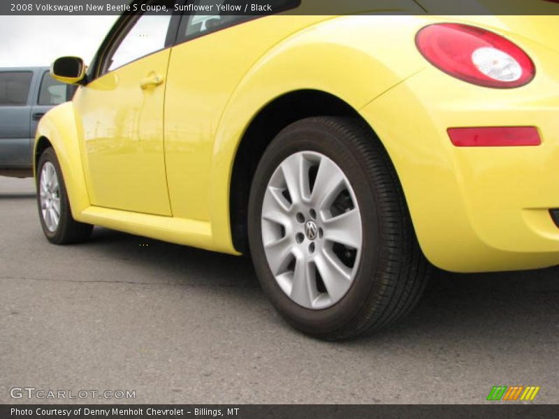 Sunflower Yellow / Black 2008 Volkswagen New Beetle S Coupe