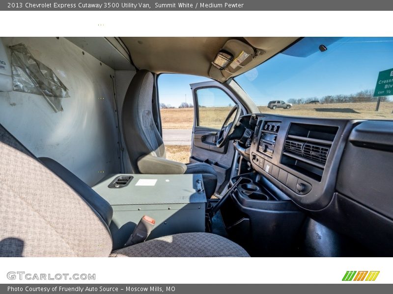 Summit White / Medium Pewter 2013 Chevrolet Express Cutaway 3500 Utility Van