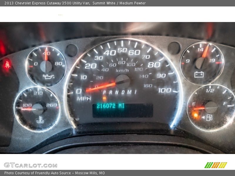 Summit White / Medium Pewter 2013 Chevrolet Express Cutaway 3500 Utility Van