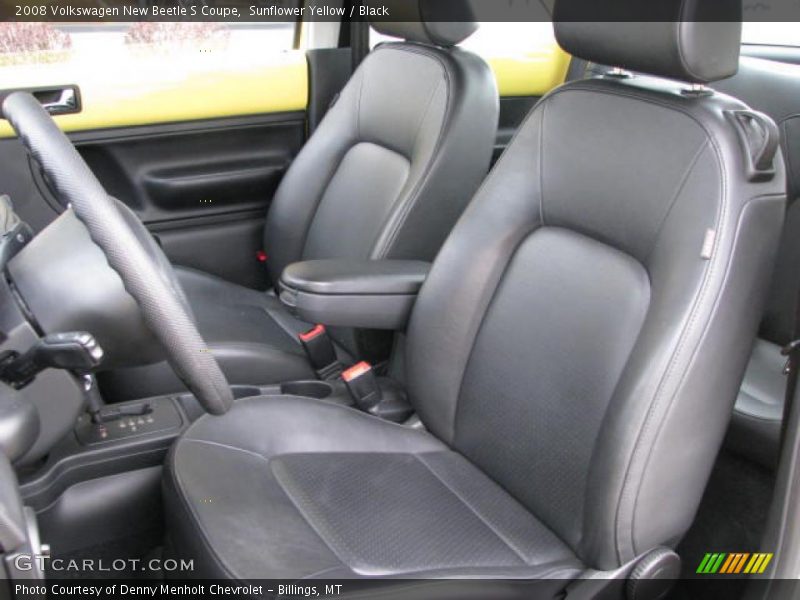 Sunflower Yellow / Black 2008 Volkswagen New Beetle S Coupe