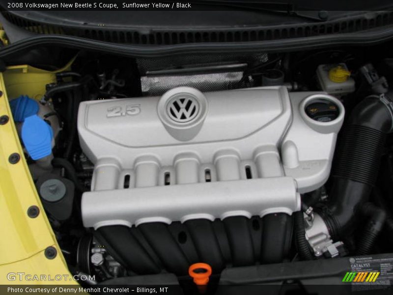 Sunflower Yellow / Black 2008 Volkswagen New Beetle S Coupe