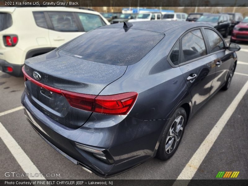 Gravity Gray / Black 2021 Kia Forte LXS
