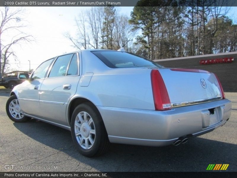 Radiant Silver / Titanium/Dark Titanium 2009 Cadillac DTS Luxury